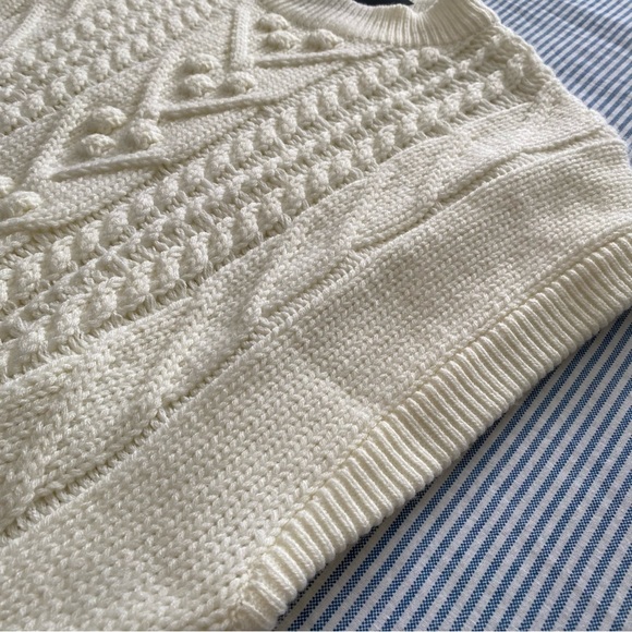 Forever 21 Chunky Knit Oversized Boxy Sweater Vest - Picture 7 of 10